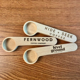 Custom Logo Wood Coffee Scoop