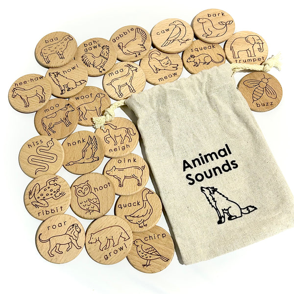 Animal Pattern Disc Animal Sounds Discs – Tree Fort Toys
