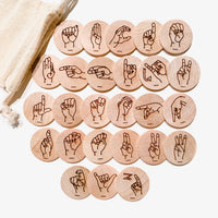 Sign Language Number Discs