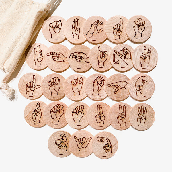 Sign Language Alphabet Discs