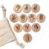 Sign Language Alphabet Discs