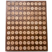 Multiplication Grid Discs (Set of 100 Double Sided Mini 1")