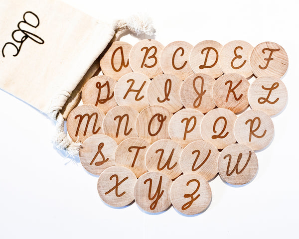 Cursive Uppercase Alphabet